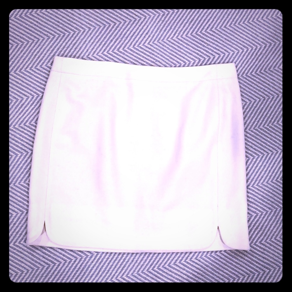 Cream J Crew Wool skirt